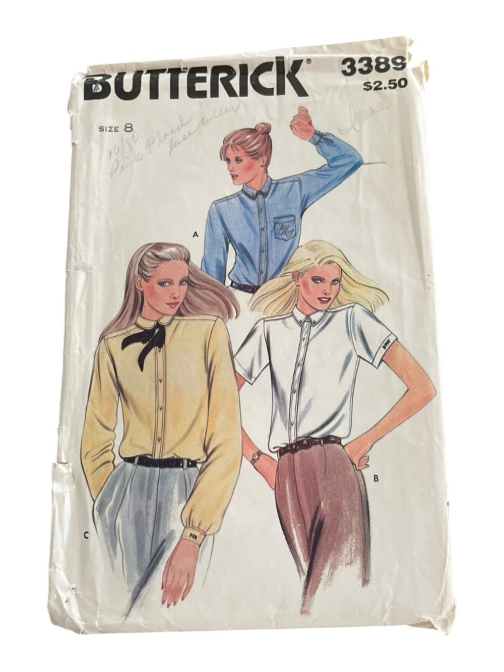 Five Vintage McCall's & Butterick Sewing Patterns Women’s Classic Blouses. - Picture 8 of 15